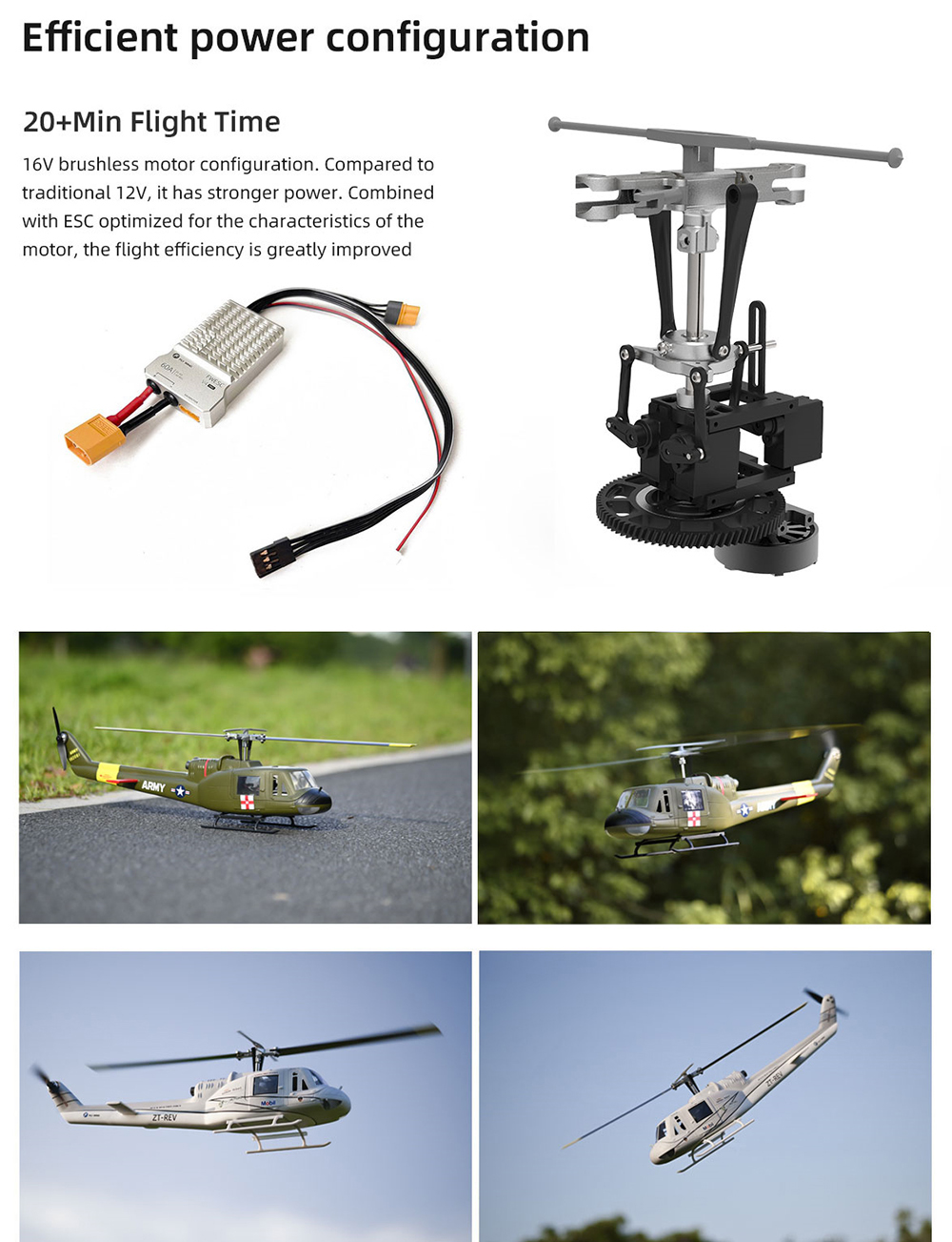 RC-Hubschrauber-im-Maszligstab-UH-1-V4-Upgrade-Version-Klasse-470-mit-6CH-Brushless-Motor-GPS-mit-fe-2018955-2